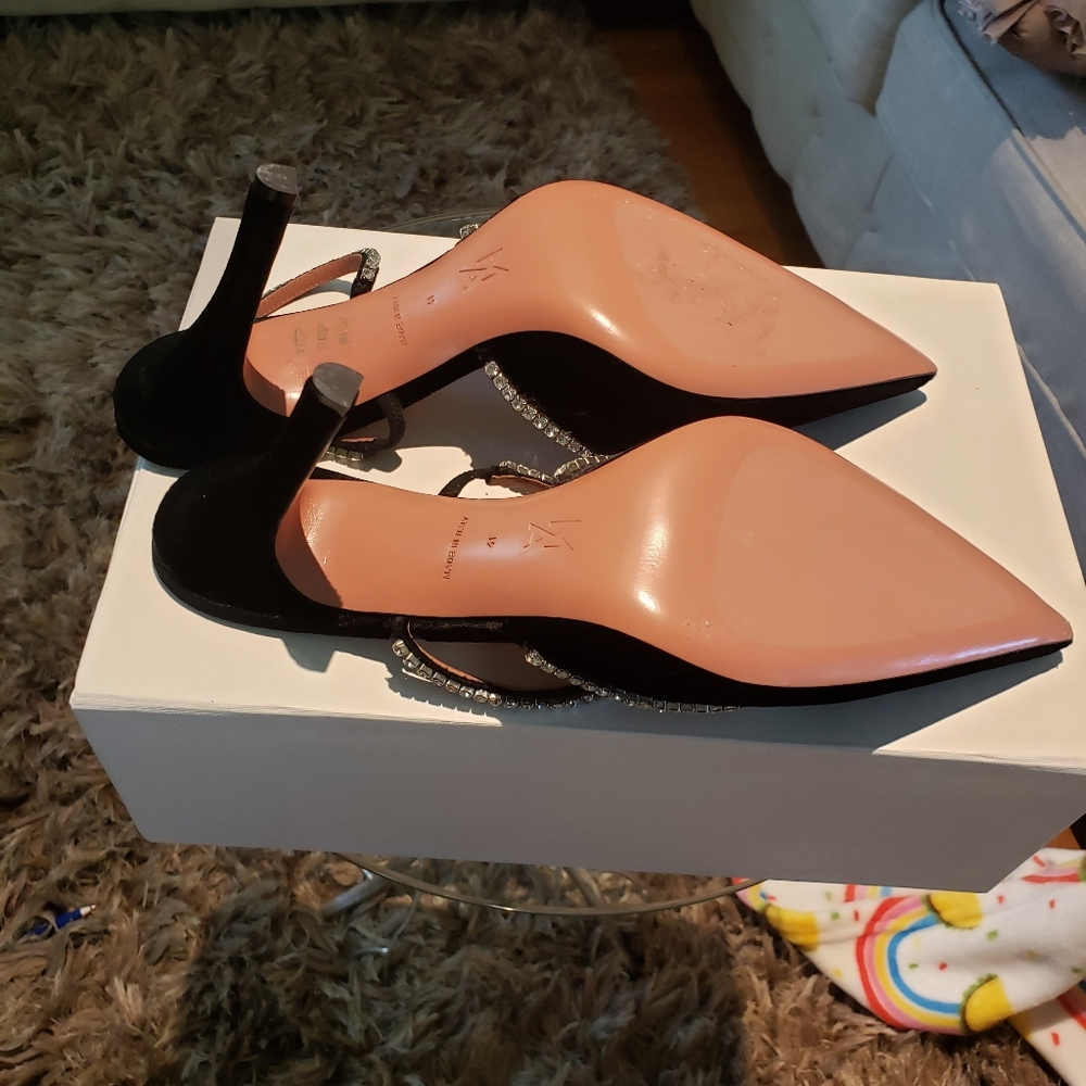 Amina Muaddi Gilda Mules - Picture 6 of 8